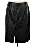 MNG 100% Polyester Black Faux Leather Skirt Size 12 - photo 2
