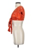 O'Neill Orange Short Sleeve Blouse Size S - photo 5