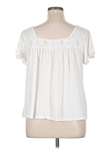 Lucky Brand Short Sleeve Blouse (view 2)