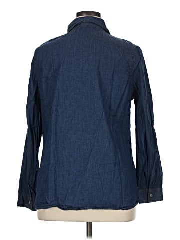 Faded Glory Long Sleeve Button-Down Shirt (view 2)