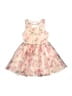 Zenzi 100% Polyester Floral Pink Dress Size 7 - 8 - photo 1