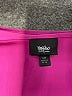 Mossimo 100% Polyester Pink Short Sleeve Blouse Size L - photo 7