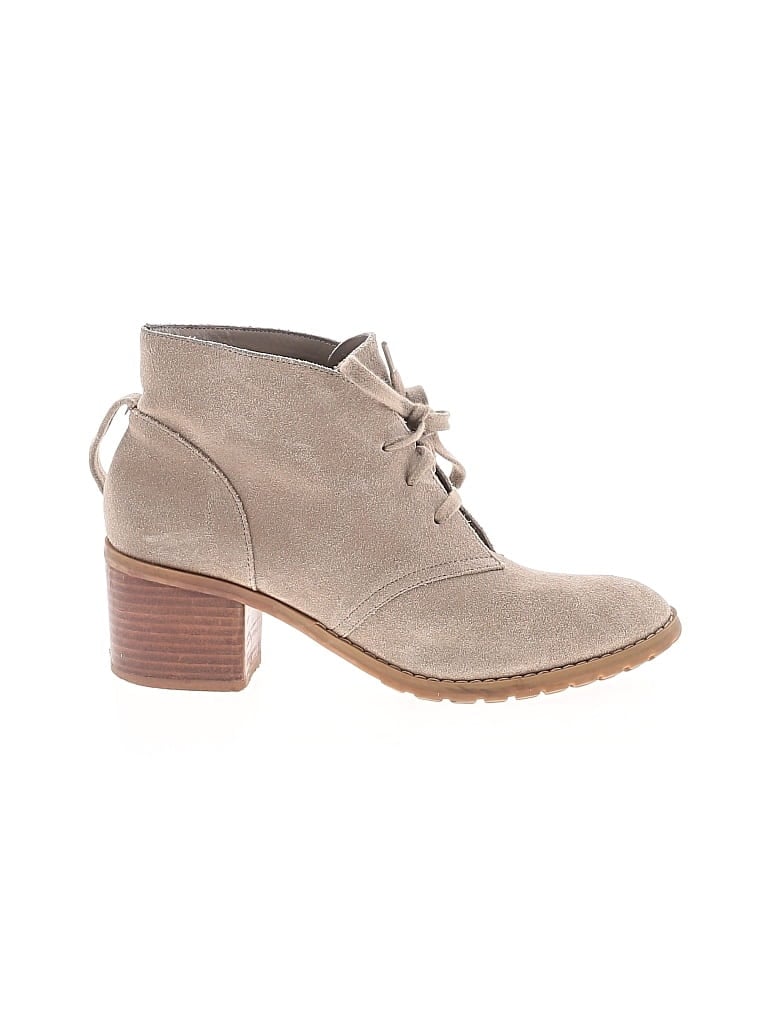 Pre-owned Susina Ankle Boots In Tan