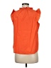 Talbots 100% Cotton Orange Tank Top Size Med Petite - photo 2