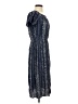 Old Navy Paisley Blue Casual Dress Size S - photo 4