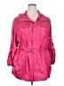 MICHAEL Michael Kors 100% Polyester Pink Raincoat Size 2X - photo 1