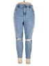 Good American Hearts Blue Jeans Size 18 - photo 1