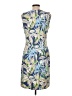 J. McLaughlin Tropical Blue Cocktail Dress Size L - photo 2