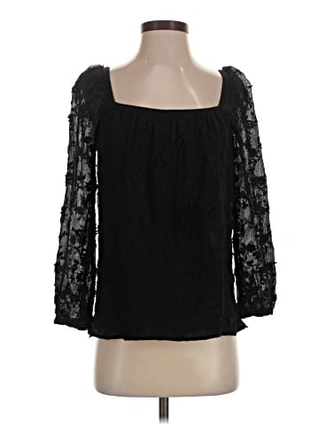 Rebecca Taylor 3/4 Sleeve Top (view 1)