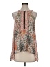 BCBGMAXAZRIA 100% Polyester Orange Sleeveless Blouse Size S - photo 1