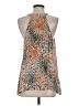 BCBGMAXAZRIA 100% Polyester Orange Sleeveless Blouse Size S - photo 2