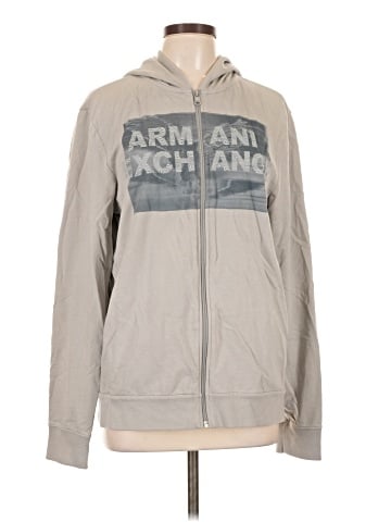 Armani Exchange Zip Up Hoodie (view 1)
