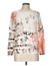 Chico's Print White Pullover Sweater Size Lg (2) - photo 1
