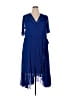 Calvin Klein 100% Polyester Blue Cocktail Dress Size 18 - photo 1