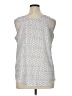 Faded Glory 100% Polyester White Sleeveless Top Size XL - photo 2