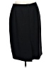 Kasper 100% Polyester Solid Black Formal Skirt Size 12 - photo 2