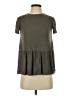 Truly Madly Deeply 100% Modal Gray Short Sleeve Blouse Size XS - photo 1