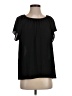 Ann Taylor 100% Polyester Black Short Sleeve Blouse Size S - photo 1