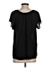 Ann Taylor 100% Polyester Black Short Sleeve Blouse Size S - photo 2