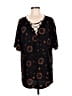 Motel Black Short Sleeve Blouse Size M - photo 1