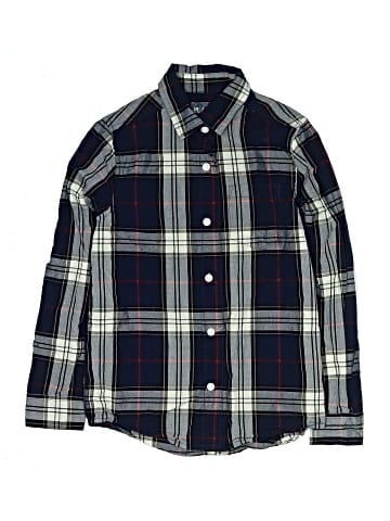 The Children's Place Outlet Long Sleeve Button-Down Shirt (view 1)