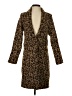 Kendall & Kylie 100% Polyester Animal Print Brown Coat Size XS - photo 1