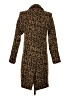 Kendall & Kylie 100% Polyester Animal Print Brown Coat Size XS - photo 2