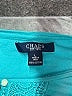 Chaps 100% Cotton Teal 3/4 Sleeve Blouse Size L - photo 7