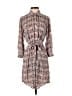 CAbi Print Tan Gray Casual Dress Size S - photo 1