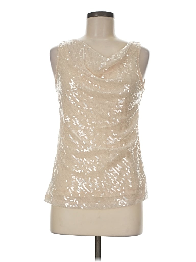 Pre-owned Talbots Sleeveless Blouse In Ivory