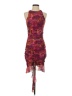 Shein Paisley Burgundy Cocktail Dress Size S - photo 1