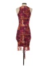 Shein Paisley Burgundy Cocktail Dress Size S - photo 2