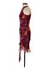 Shein Paisley Burgundy Cocktail Dress Size S - photo 5