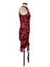 Shein Paisley Burgundy Cocktail Dress Size S - photo 4