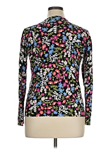 August Silk Long Sleeve Top (view 2)
