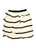 H&M 100% Polyester Stripes Ivory Casual Skirt Size 2 - photo 2