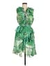 Hale Bob 100% Polyester Tropical Green Cocktail Dress Size M - photo 1
