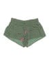Aerie 100% Polyester Hearts Green Shorts Size M - photo 1