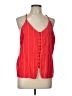 Miss Me Red Sleeveless Blouse Size L - photo 1