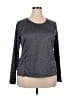 Avia 100% Polyester Gray Long Sleeve T-Shirt Size 20 - photo 1