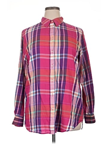 Lauren by Ralph Lauren Long Sleeve Button-Down Shirt (view 1)