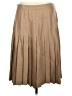 Lands' End Solid Tan Casual Skirt Size 12 - photo 1
