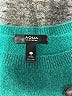Aqua 100% Cashmere Color Block Green Cashmere Pullover Sweater Size S - photo 7