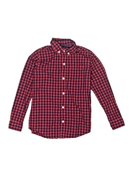 Janie And Jack Long Sleeve Button Down Shirt