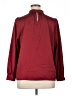 J.Crew 100% Polyester Burgundy Long Sleeve Blouse Size XL - photo 2