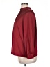 J.Crew 100% Polyester Burgundy Long Sleeve Blouse Size XL - photo 5