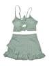 Unbranded Tweed Green Two Piece Swimsuit Size S - photo 1