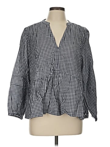 Gap 3/4 Sleeve Button-Down Shirt (view 1)