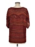 Architect Chevron-herringbone Red Pullover Sweater Size M - photo 2