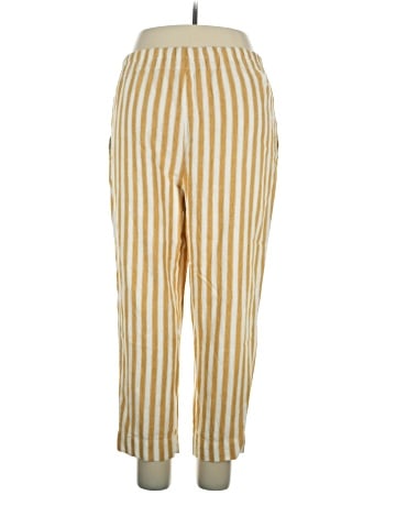 Madewell Tapered Huston Pull-On Crop Pants in Stripe (view 2)